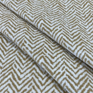Camel Herringbone-Herringbone Fabric-Chenille-Upholstery Fabric-Home Decor-Furniture Fabric