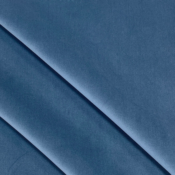 Vivian Velvet Fabric-Colonial Blue Velvet-Blue Velvet-Upholstery Fabric-Drapery Fabric-More colors at www.ViaFabrics.com