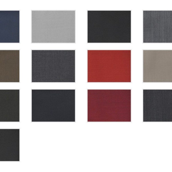 Stretch Wool-Wool Stretch-Wool Stretch Fabric-Suiting Fabric-Wool-Stretchy Fabric-Bridal Fabric-Apparel Fabric-13 Colors!