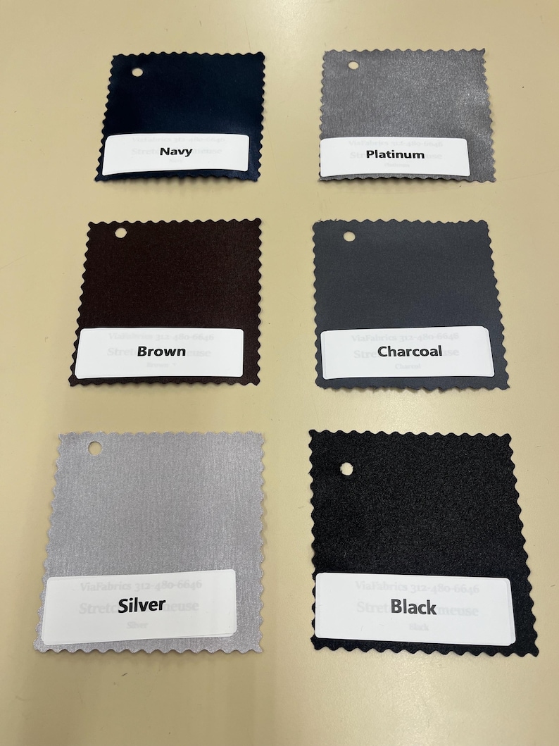 Poly Stretch Satin Charmeuse Fabric: Bridal & Gown Apparel image 5