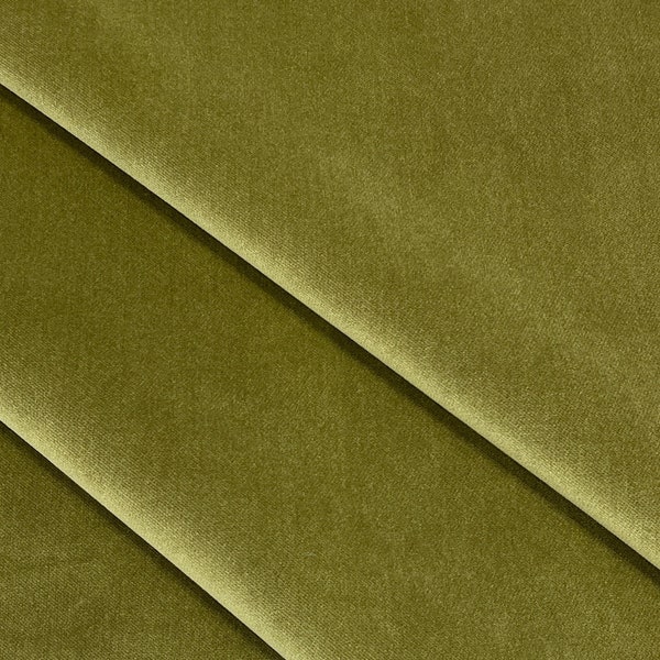 Vivian Velvet Fabric-Tea Green Velvet-Green Velvet-Upholstery Fabric-Drapery Fabric-More colors at www.ViaFabrics.com