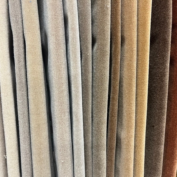 Taupe Cocoa Brown Mohair-Mohair Fabric-Upholstery Fabric-Furniture Fabric-Commercial Fabric-Medium Pile Mohair-50 Colors!