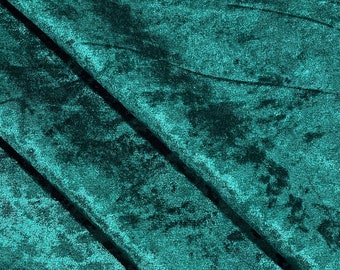 Emerald Velvet-Crushed Emerald Velvet-Green Velvet-Velvet Fabric-Drapery Fabric-Upholstery Fabric-Velvet Upholstery-Interior Fabric