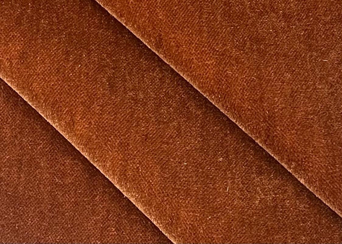 Jean Colonna burnt orange red mohair loose knit crew neck jumper - S