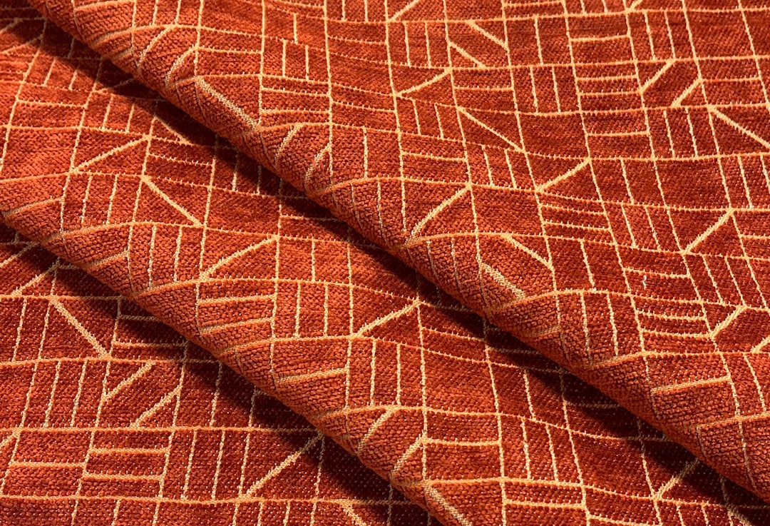 Orange Velvet-orange Upholstery Fabric-velvet Fabric-upholstery Fabric