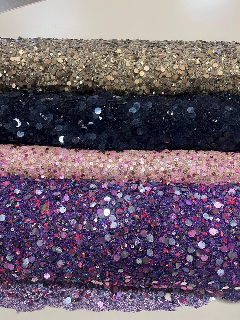 Closeout Sequins Fabric-sequins Fabric-dress Fabric - Etsy