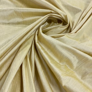 Yellow Dupioni-Silk Dupioni Fabric-Silk Fabric-Silk-Bridal Fabric-Apparel Fabric-Drapery Fabric-Color: #056