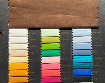 Shirting Fabric-Cotton Shirting Fabric-Shirting Fabric-Dress Shirt Fabric-Cotton Fabric-Suiting Fabric-Solid Cotton Fabric-33 Colors!