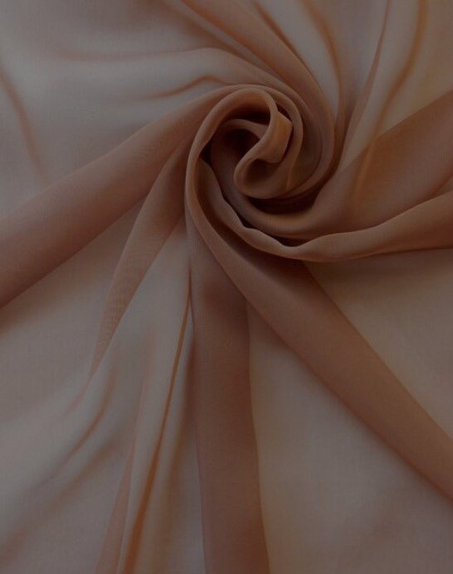 Chestnut Poly Chiffon FabricChestnut Poly Chiffon45 Etsy