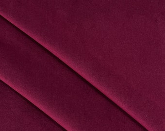 Vivian Velvet Fabric-Garnet Velvet-Red Velvet-Velvet-Upholstery Fabric-Drapery Fabric-More colors at www.ViaFabrics.com