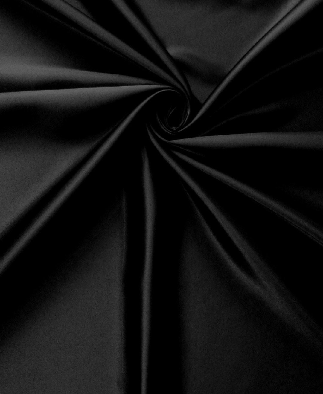 Black Satin Charmeuse-black Fabric-satin-satin Charmeuse-poly Satin ...