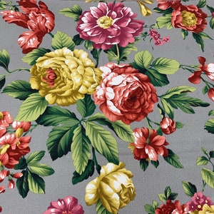 Digital Print Fabric-Pillow Fabric-Cotton Fabric-Floral Print Fabric-Upholstery Fabric-Floral Fabric-Drapery Fabric-Home Decro Fabric