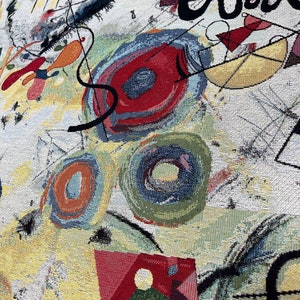 Art Pop Cotton Fabric-Upholstery Fabric-Commercial Upholstery-Home Decor-Interior Fabric