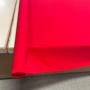 Bright Red Crepe-Crepe Fabric-Poly Crepe-Bridal Fabric-Apparel Fabric-Medium Crepe-Manhattan Crepe-www.ViaFabrics.com