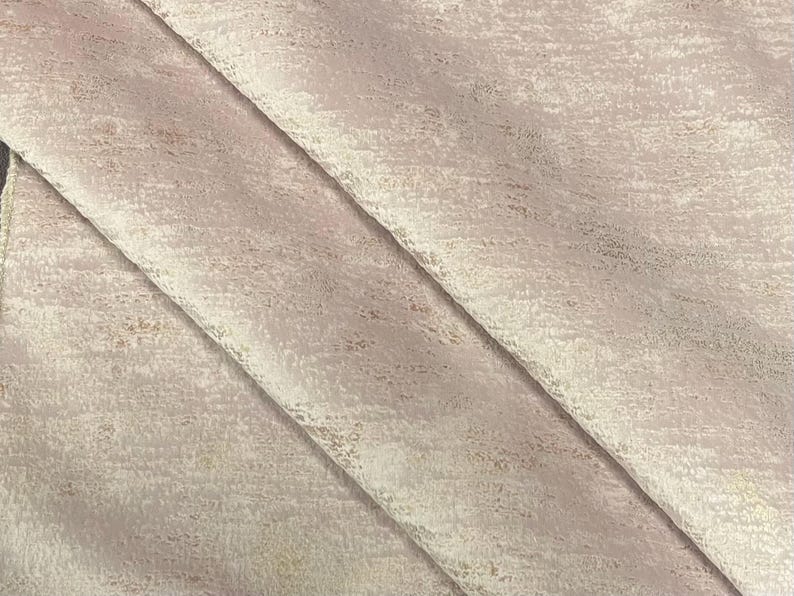 Velvet-100% Polyester Velvet Fabric-Burned Out Velvet-Upholstery Fabric-Velvet Upholstery-Home Decor-10 Colors! Blush/Gold