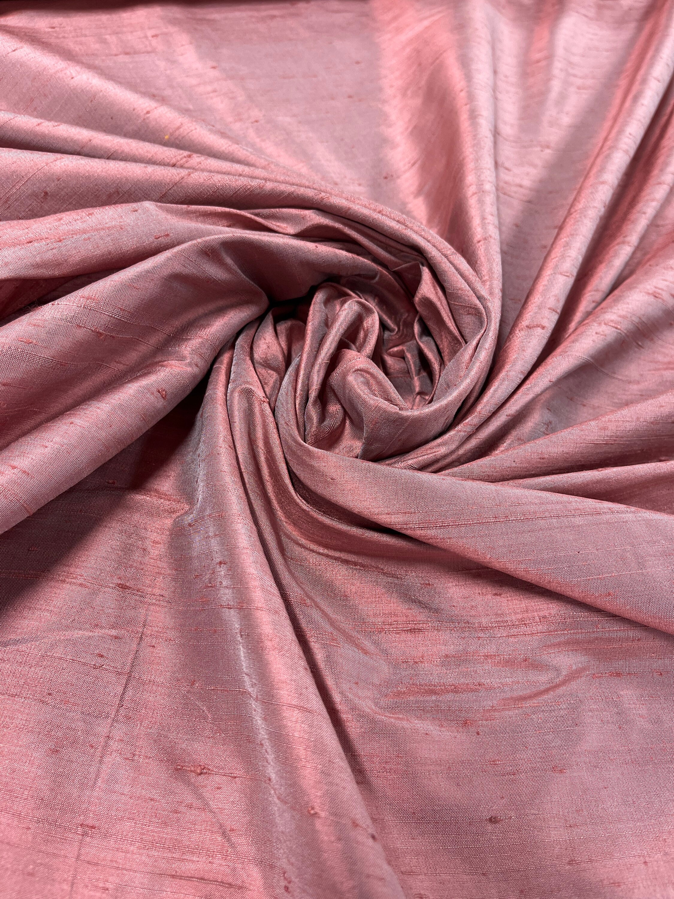 Pink Dupioni-silk Dupioni Fabric-silk Fabric-silk-bridal - Etsy