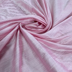 Pink Dupioni-Silk Dupioni Fabric-Silk Fabric-Silk-Bridal Fabric-Apparel Fabric-Drapery Fabric-Color: #143