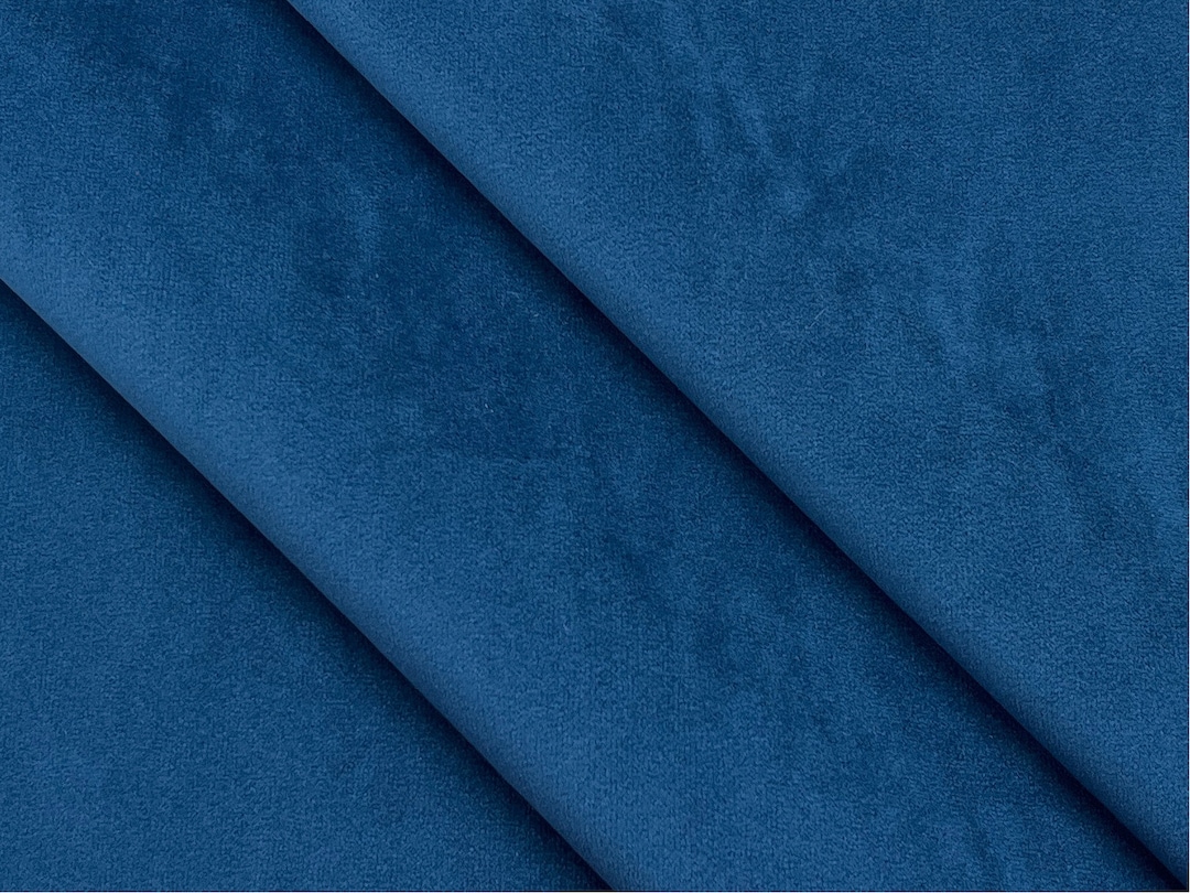 Blue Velvet Fabric Upholstery