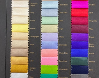 Silk Chiffon-Silk Fabric-100% Silk-Chiffon-Apparel Fabric-Bridal Fabric-38 Colors!