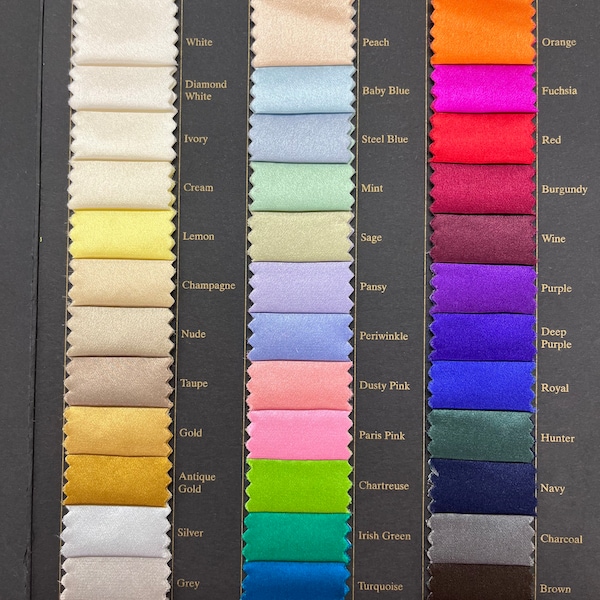 Silk Chiffon-Silk Fabric-Silk-Chiffon-Apparel Fabric-Bridal Fabric-38 Colors!