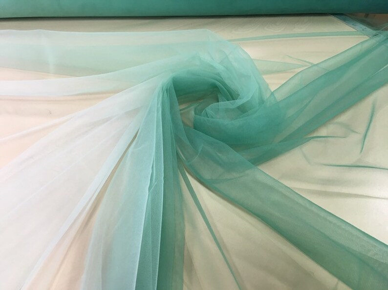Green Ombré Tulle-White Ombré Tulle-Ombré Fabric-Tulle-Tulle | Etsy