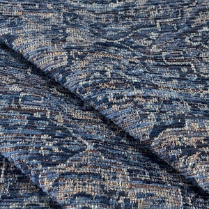 Navy Chenille-Chenille Fabric-Upholstery Fabric-Commercial Upholstery-Home Decor-Interior Fabric-Chenille Upholstery Fabric