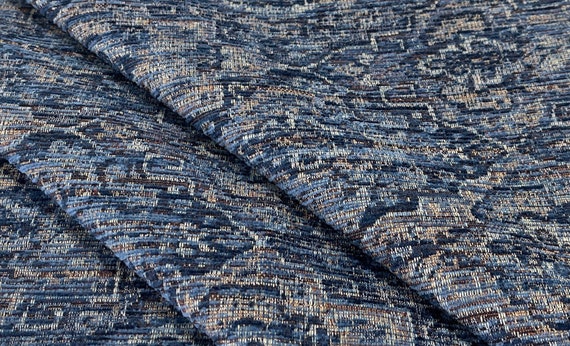 Navy Chenille-chenille Fabric-upholstery Fabric-commercial Upholstery-home  Decor-interior Fabric-chenille Upholstery Fabric 