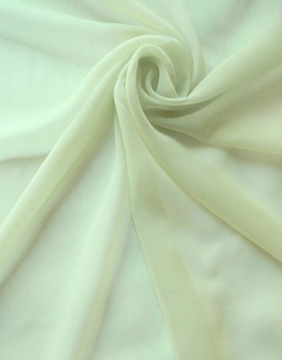 sage chiffon fabric