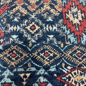 Blue Chenille-Red Chenille-Chenille Fabric-Upholstery Fabric-Home Decor-Interior Fabric-Commercial Fabric