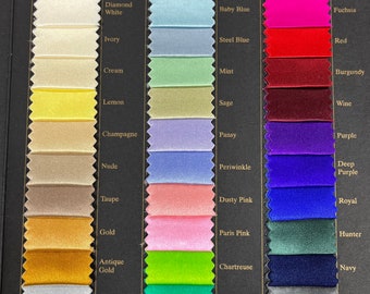 Silk Charmeuse-Charmeuse-Charmeuse Fabric-Silk Fabric-Silk-Bridal Fabric-Apparel Fabric-38 colors!