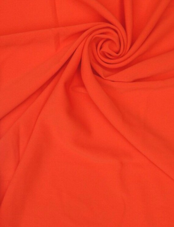 Red Lightweight Crepe Scuba Fabric 150 Cm