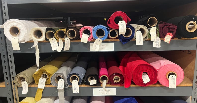 Organic Cotton Twill Fabric • 60" Wide, Certified image 2