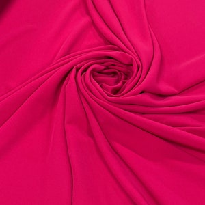 Cherry Crepe Fabric-Crepe Fabric-Poly Crepe-Bridal Fabric-Apparel Fabric-Medium Crepe-Manhattan Crepe-www.ViaFabrics.com