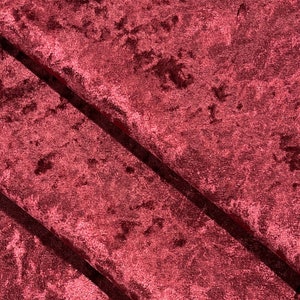 Crushed Velvet-Fabric-Velvet Fabric-Upholstery Fabric-Velvet Upholstery-Upholstery Fabric-Burgundy Velvet
