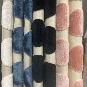 Polkadot Velvet-Polkadot Fabric-Polkadot Upholstery-Velvet Fabric-Upholstery Fabric-Upholstery Velvet-Home Decor-4 Colors!