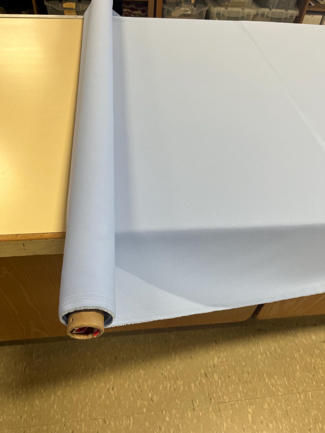 Periwinkle Stretch Polyester Crepe main image 0