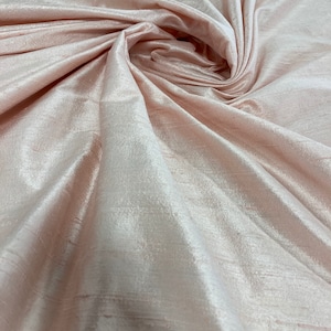 Pink Dupioni-Silk Dupioni Fabric-Silk Fabric-Silk-Bridal Fabric-Apparel Fabric-Drapery Fabric-Color: #1000