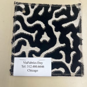 Spano Velvet-Velvet-Velvet Fabric-Velvet Upholstery-Velvet Fabric-Upholstery Fabric-Upholstery Velvet-Home Decor Black Squiggly