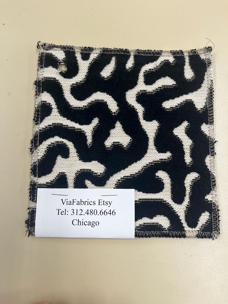 Spano Velvet-Velvet-Velvet Fabric-Velvet Upholstery-Velvet Fabric-Upholstery Fabric-Upholstery Velvet-Home Decor Black Squiggly