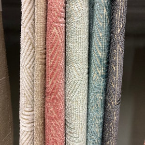 Geometric Velvet-Geometric Fabric-Velvet Fabric-Upholstery Fabric-Commercial Upholstery-Home Decor-Interior Fabric-5 Colors!