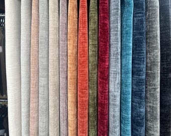 Heavyweight Polyester Upholstery Velvet Fabric – Durable Drapery, Home Decor, 54" Wide