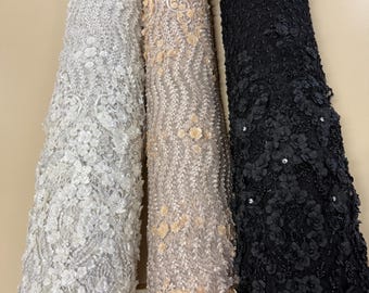 Closeout Gold Sequins Fabric-Sequins Fabric-Apparel Fabric-Prom-Bridal Sequins