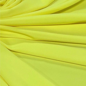 Stretch Lining-Lining Fabric-Polyester Lining-Lining-Bridal Fabric-Apparel Fabric-63 Colors!-Manhattan Lining Neon Yellow