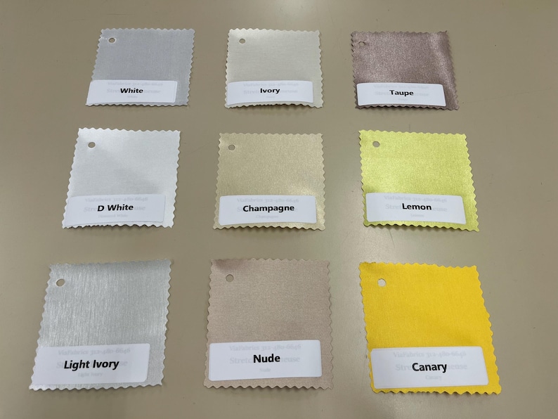 Poly Stretch Satin Charmeuse Fabric: Bridal & Gown Apparel image 1