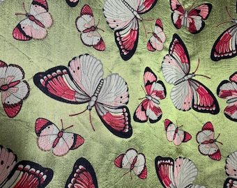 Designer Closet Closeout-Butterfly Apparel Fabric-First Come First Serve-Extremely Limited-18 yards Only