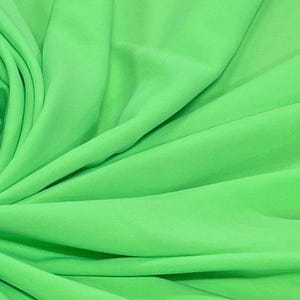 Stretch Lining-Lining Fabric-Polyester Lining-Lining-Bridal Fabric-Apparel Fabric-63 Colors!-Manhattan Lining Neon Green