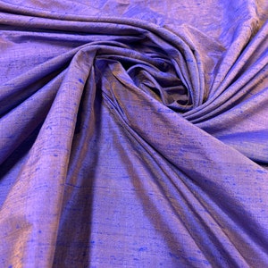 Purple Dupioni-Silk Dupioni Fabric-Silk Fabric-Silk-Bridal Fabric-Apparel Fabric-Craft Supplies-Drapery Fabric-Color: #230