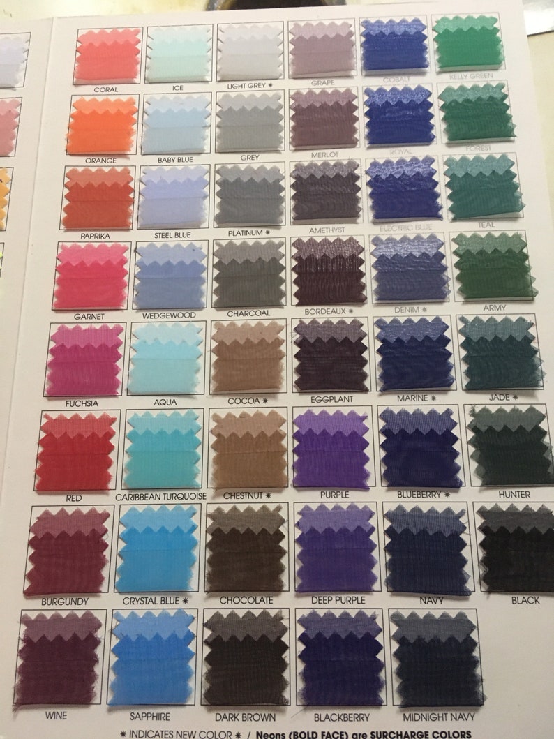 45" Polyester Chiffon Fabric for Bridal & Crafts-Listing 1-2 image 2