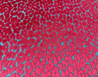 Faux Giraffe Theme Polyester Velvet Upholstery by the yard-Velvet Upholstery Fabric