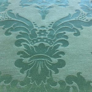 Damascus Upholstery-Damask Fabric-Drapery Fabric-19 Colors Hunter